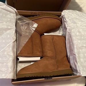 W Classic Short II UGGS CHESTNUT WOMENS SIZE 9